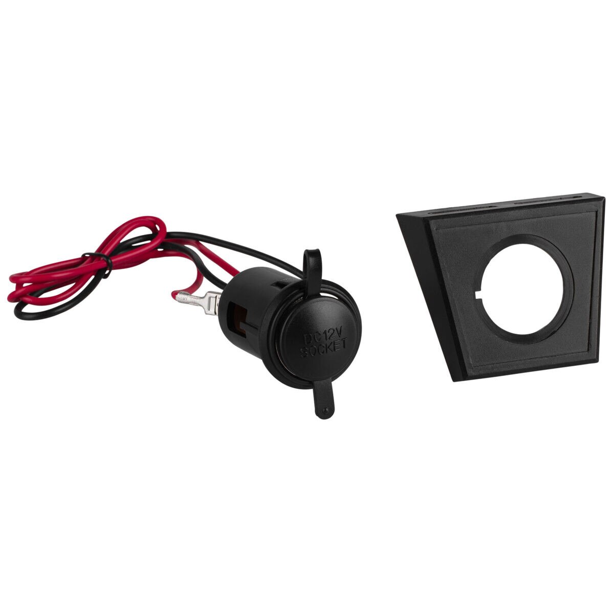 Cigarette Lighter Socket 12 VDC with Mounting Bracket